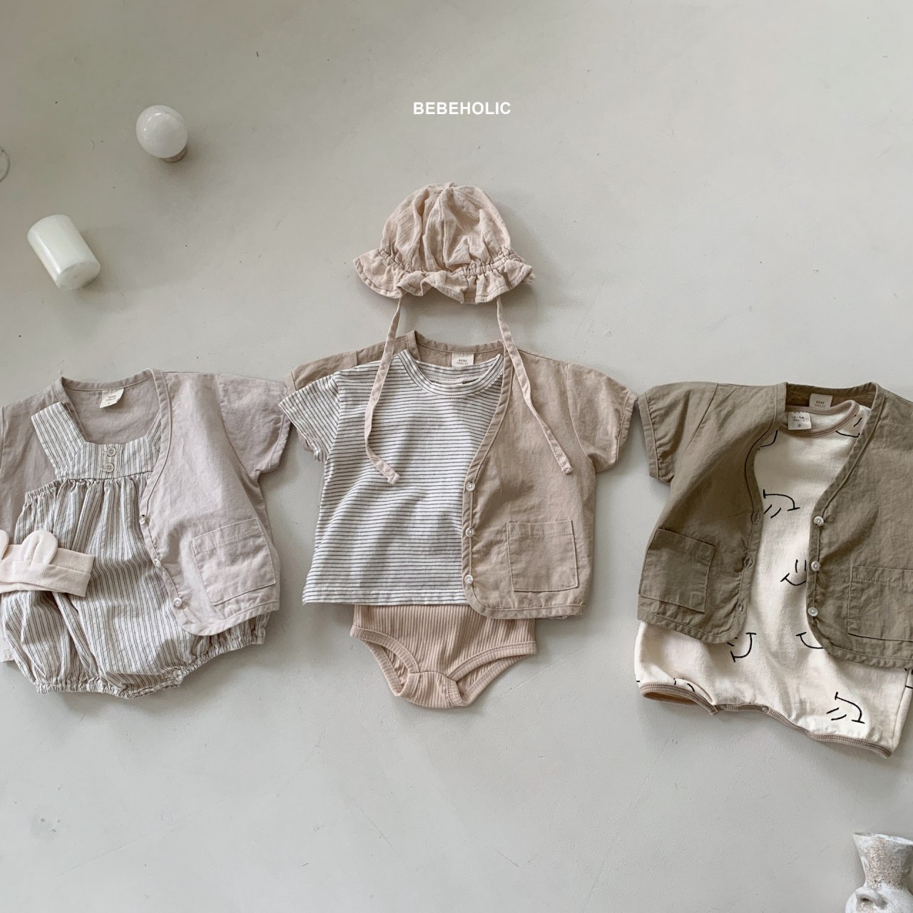 Verano de verano de manga corta Camisa delgada estilo coreano 2023 Verano nuevo bolsillo de bebé de manga corta abrigo de Bebé Ropa de verano