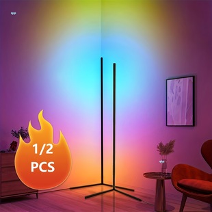 1/2Pcs Corner Floor Lamp Color Changing Led Floor Lamp (56