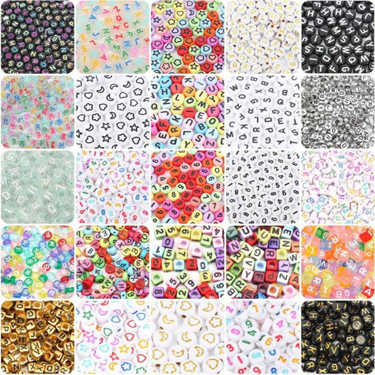 硅胶珠子食品级磨牙diy手链多边形奶嘴链磨牙散珠批发英文 字母珠