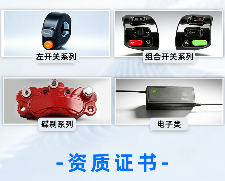Suitable for Aima Electric Vehicles, Left and Right Speed Controllers, Throttle Combination, Aircraft Handlebars, Disc Brake Upper Pump Assembly
