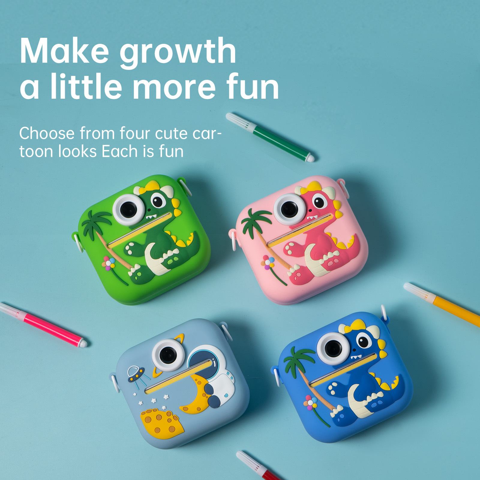 Nueva cámara digital para niños Polaroid P9 transfronteriza lindo mini niño regalo de cámara de impresión HD