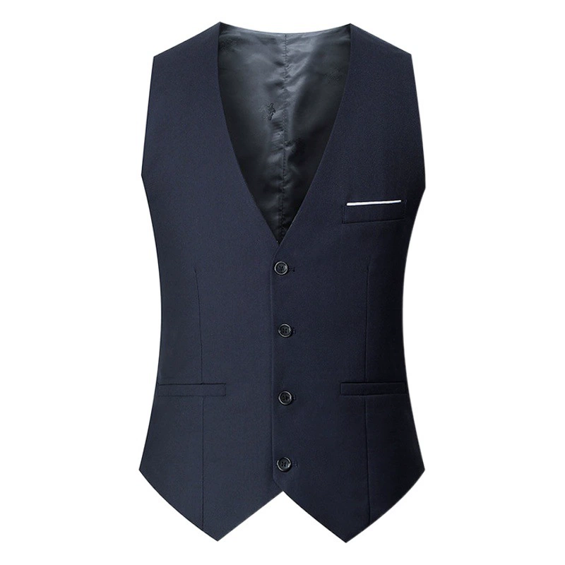 Мужской жилет, новинка, облегающая Мужская Рабочая одежда в Корейском стиле, костюмный жилет, Мужская Лучшая мужская деловая одежда, мужской жилет с вырезом на плечах