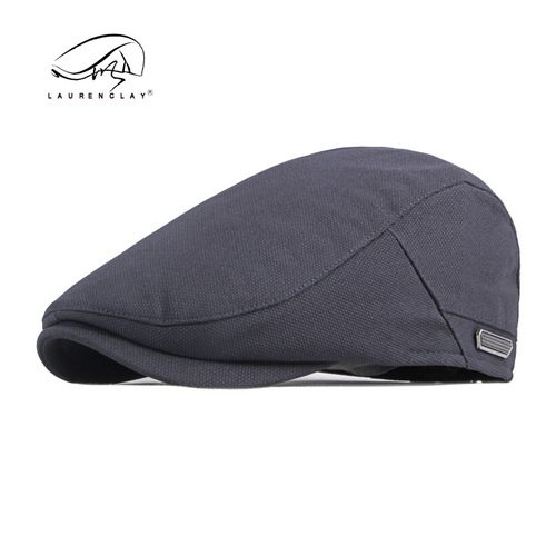 Korean style simple, fashionable and versatile peaked cap for men, casual beret for women, British retro literary progressive hat, painter's hat