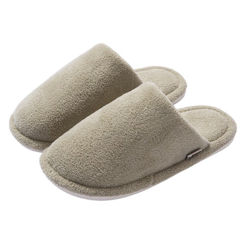 New Cotton Slippers for Women Autumn and Winter Plush Couple Home Indoor Household Warmth Anti-Slip Slippers for Men