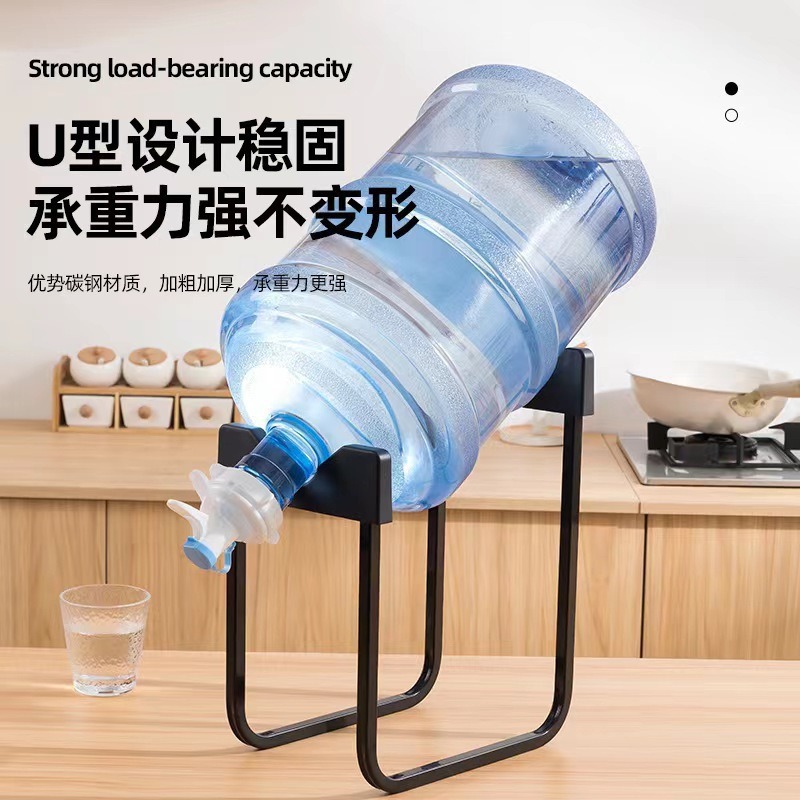 soporte de barril de agua pura prensador de agua invertido toma de agua grande barril de agua potable simple estante de agua de barril bomba de agua