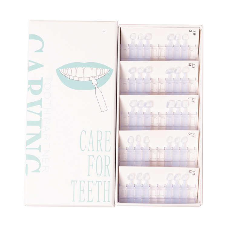 Placa de comparación de chapa de porcelana compuesta supermodelo dental sin molde parche de diente preformado 30 chapa de porcelana compuesta