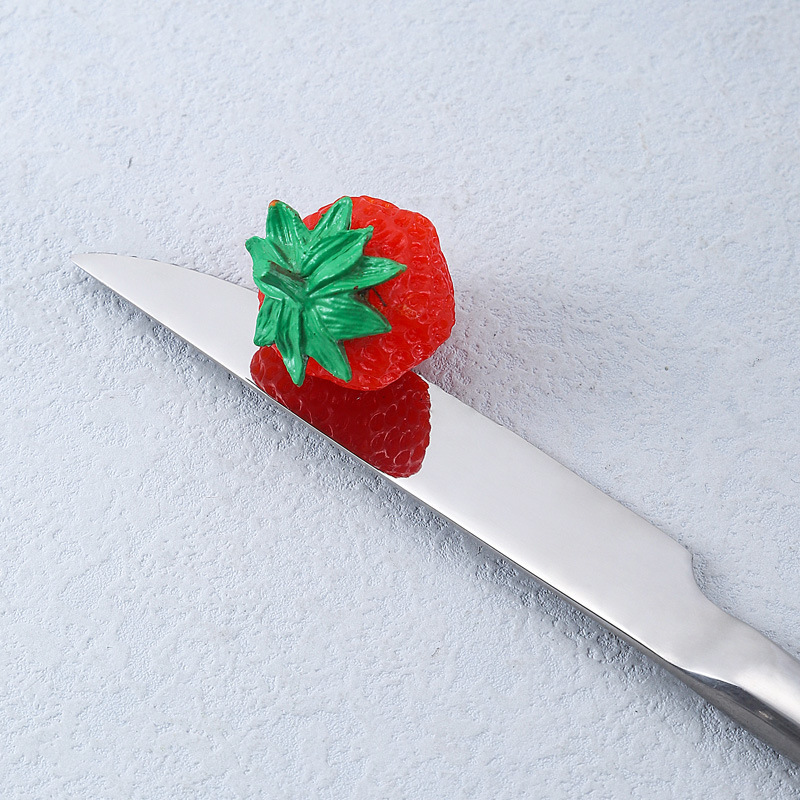 Amazon Moonlight Acero inoxidable vajilla occidental cuchillo, tenedor y cuchara restaurante comida occidental cuchara tenedor agitación café postre cuchara