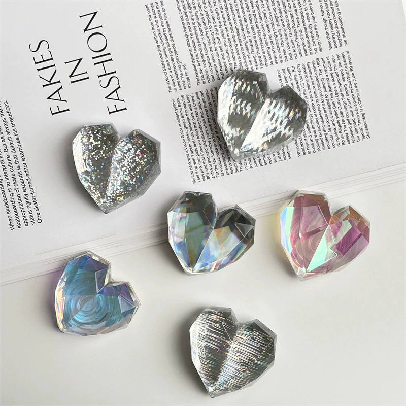 Трехмерный красочный лазерный сердечный кронштейн для подушки безопасности мобильного телефона