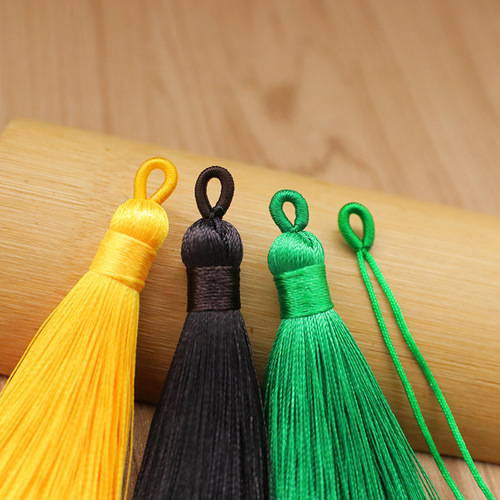 Handmade Knitting 72# Jade Line Pull Loop Ring China Knot Bracelet Pendant Necklace Rope DIY Accessories 