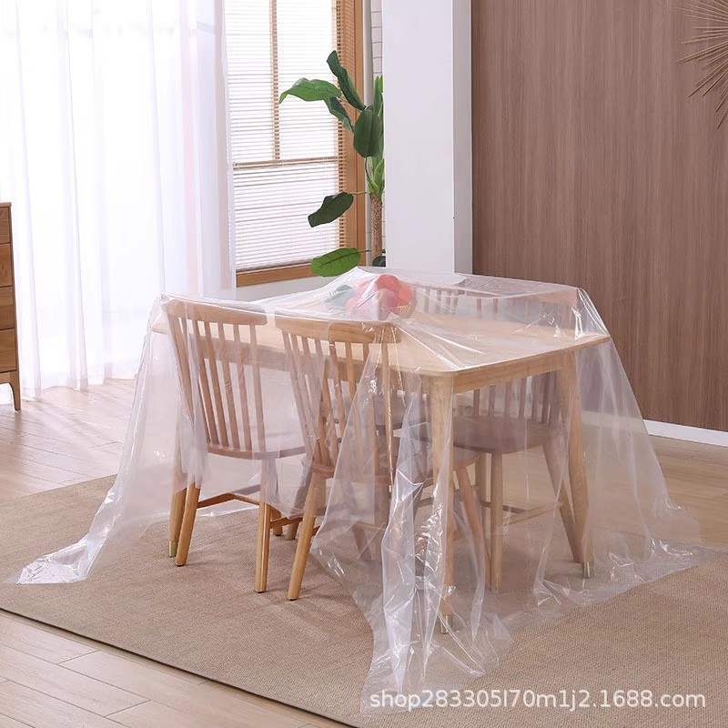 Cubierta de polvo para el hogar, protección de decoración, muebles, película de polvo desechable, cubierta impermeable y antigris, cubierta de cama, cubierta de sofá