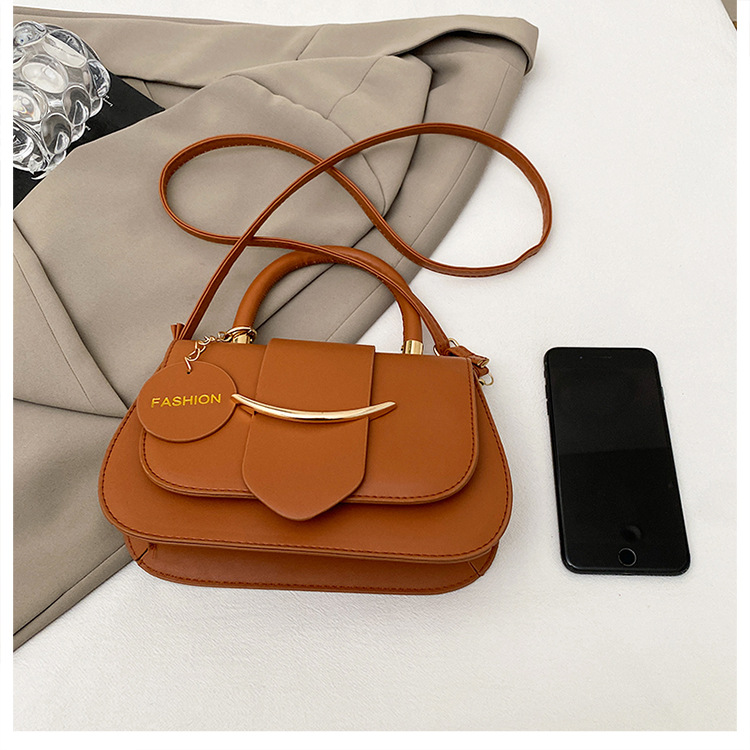 Damenhandtasche Sommer 2025, neues Modell, einfarbig, trendige Tasche mit Smiley-Gesicht, vielseitig, schlicht und elegant, einzeln erhältlich_voghion.com