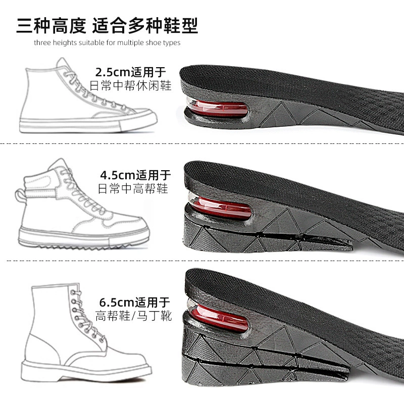 Плоть invisible height insoles PVC