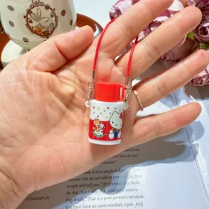Миниатюрная сумочка-фляга 1:6 декор для кукольного домика