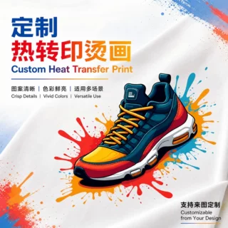 工厂T恤宝宝抱枕帆布袋logo标热转印烫画贴印花图案定制烫图烫画
