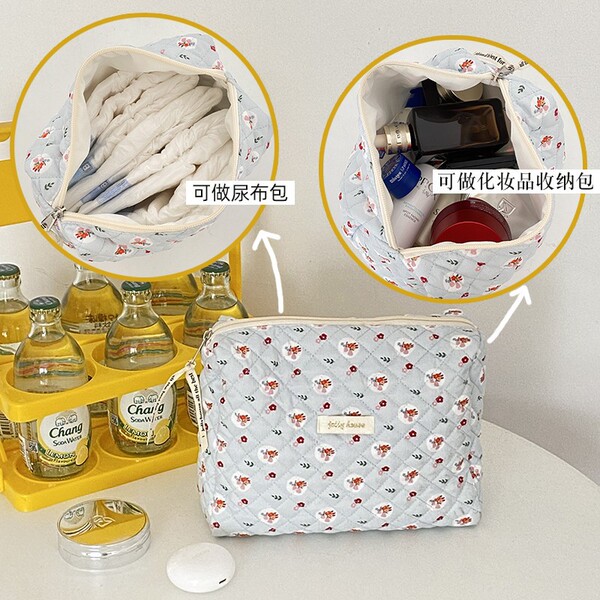 Brand cute capacious handheld organizer bag