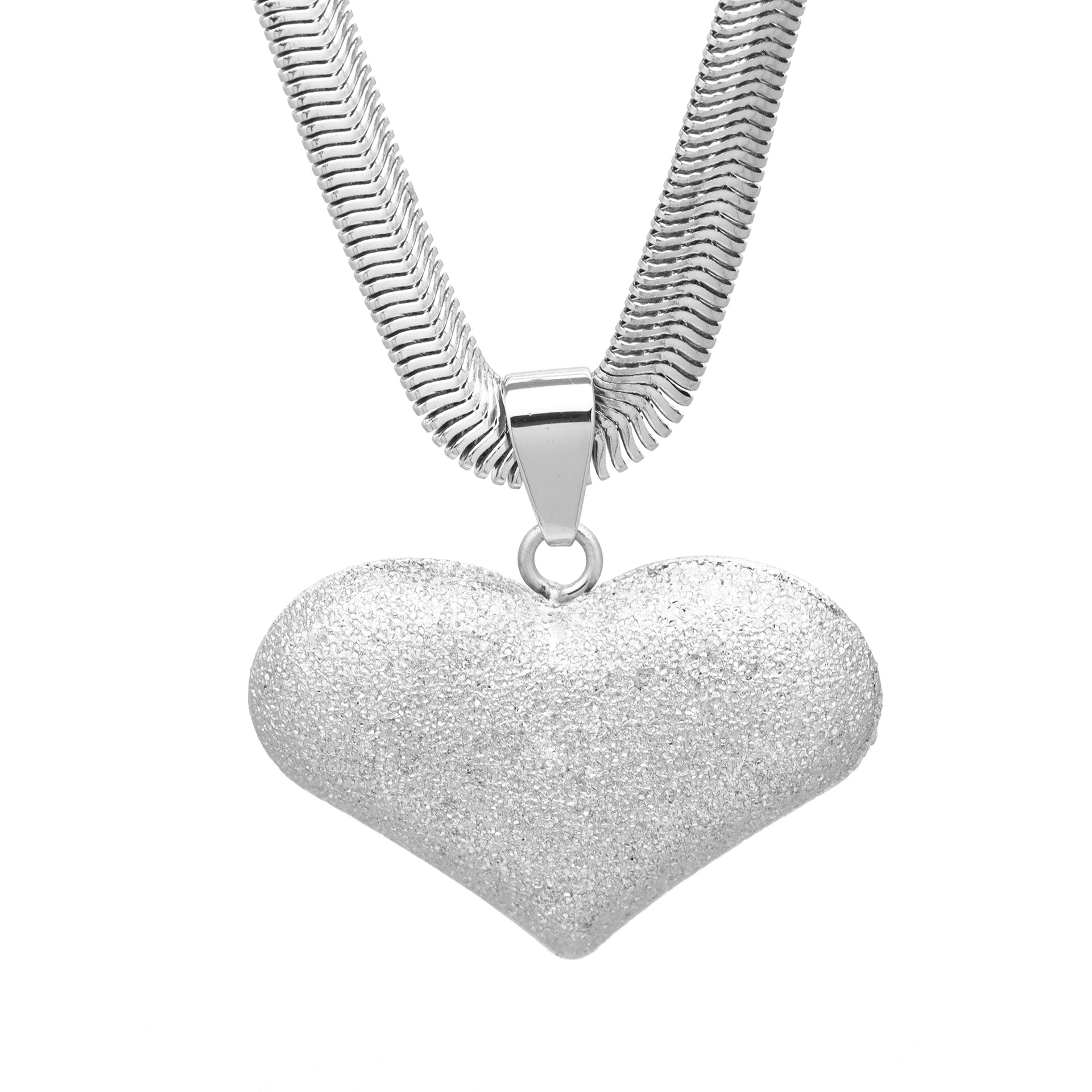 Heart Shape Pattern Copper Simple Style Classic Style Plating Heart Shape Pendant Necklace
