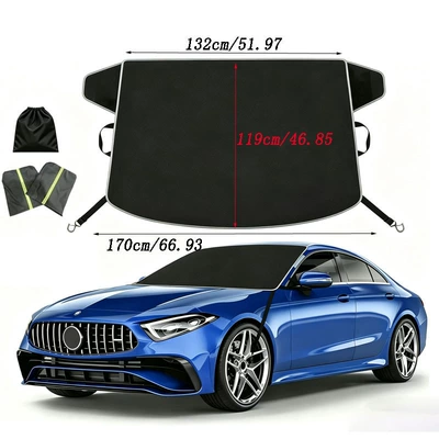 Oxford fabric, enlarged and thickened, Car snow shield