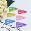 Glitter ice-transparent triangle clip 3.2cm mixed single