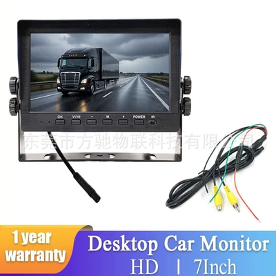 Car display security home monitoring display - rm703b-7inch-bmw-plug-to-av-interface-cvbs-hd-800480