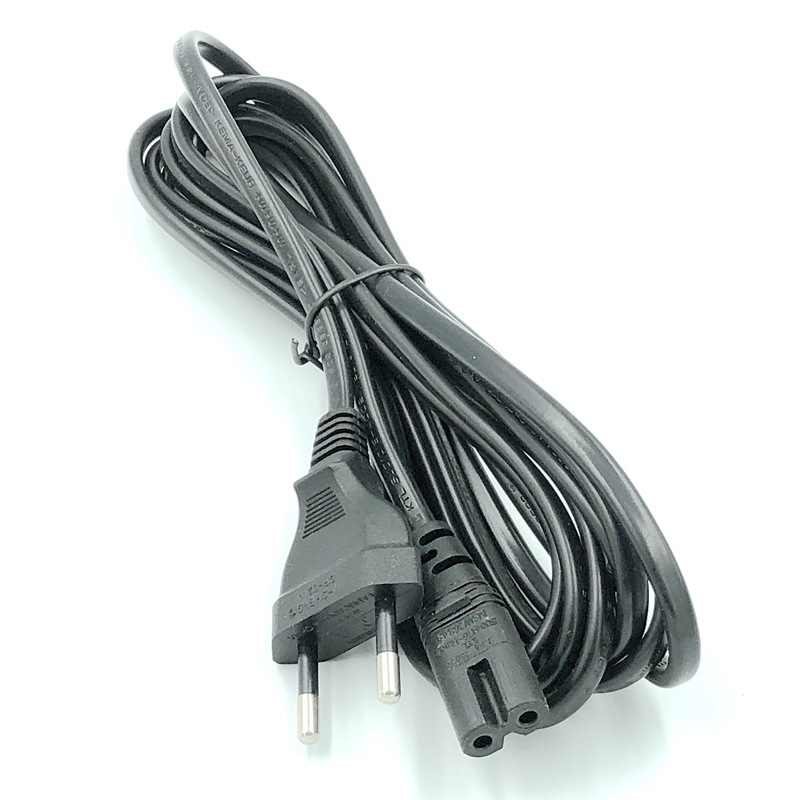 IMQ意大利两芯电源插头线 意大利两插剥皮上锡延长线AC电源连接线