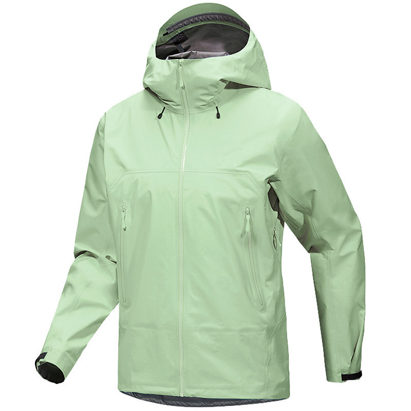系列SL单层硬壳冲锋衣男女同款水夹克运动登山服全溢胶防防风户外|undefined
