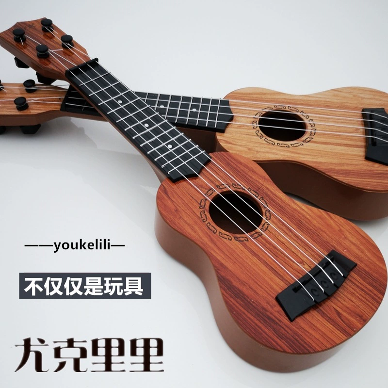Укулеле 35/38 см, корпус в стиле акации, обучающая музыкальная игрушка с нотами для мальчиков и девочек