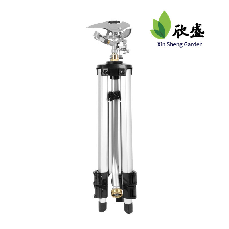 36寸园林灌溉旋转摇臂洒水器可伸缩三角架花园园艺工具三角支架喷