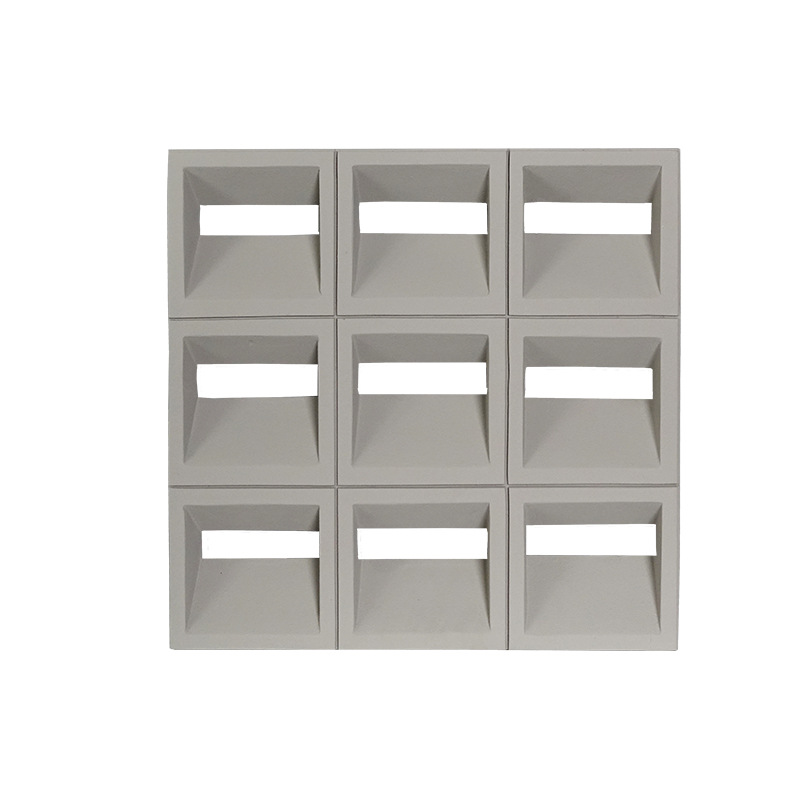 PU componente de cemento Jiugongge cemento ladrillo hueco Red bloque de arte rojo sala de exposiciones Club interior y exterior decoración de fondo