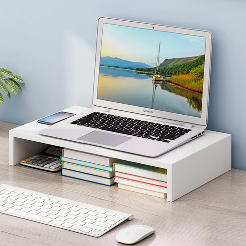 Desk computer heightening stand office desktop storage shelf monitor screen storage bracket base laptop stand