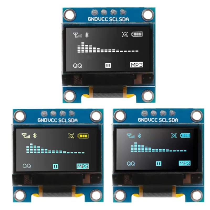 0.96inch Blue White Yellow and Blue Two-Color Iic Communication Small Oled Display Module 51 Microcontroller 0.96inch Blue White Yellow and Blue Two-Color Iic Communication Small Oled Display Module 51 Microcontroller