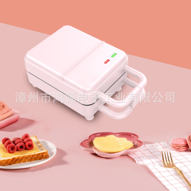 Household Sandwich Machine, Light Food Machine, Double-Sided Fully Automatic Artifact, Electric Baking Pan, Multi-Functional Breakfast Machine, Waffle Machine