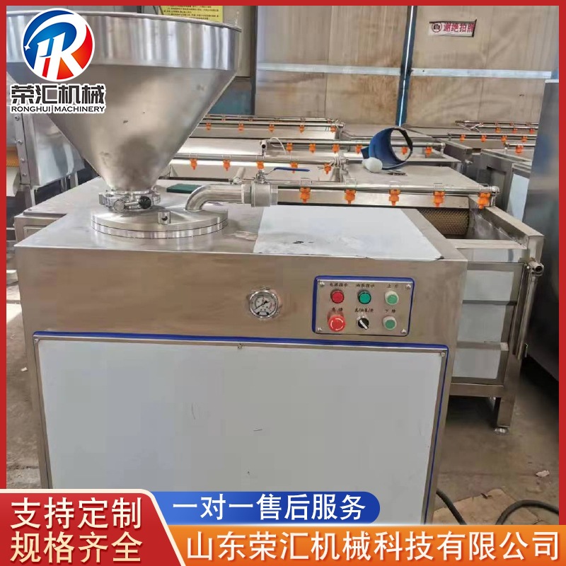 供应自动香肠灌肠机 商用糯米肠液压灌肠机 成套腊肠灌肠设备