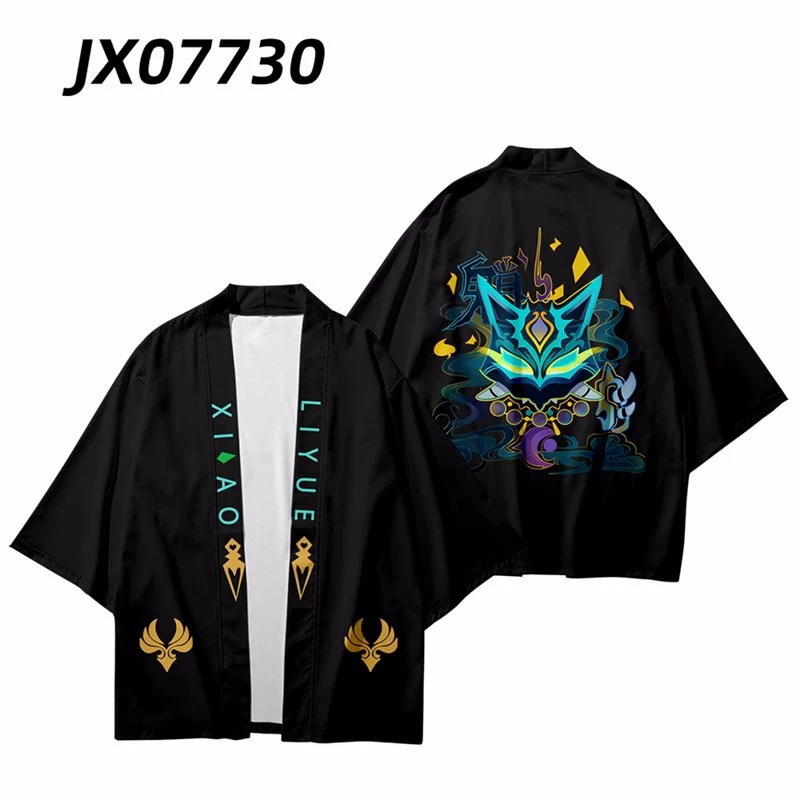 Толстовка с капюшоном (Genshin) — косплей 3D печать, унисекс, размеры XS–5XL и для детей