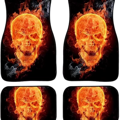 Avtomobil döşəmə paspasları — a generation of hair - car-floor-mats-25-3545-4868cm-two-pairs-of-a-total-of-four-pieces