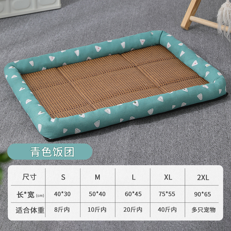 Verano estera nido pequeño perro perrera gato estera mascotas suministros para mascotas nido gato verano fresco nido en stock al por mayor