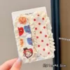 2# red polka dot set (each one is about 11cm long and 4.5cm wide)
