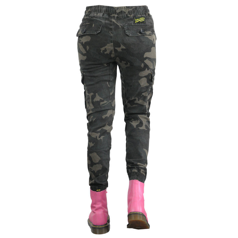 LOONG BIKER camuflaje pantalones de motocicleta resistentes a las caídas pantalones de motocicleta pantalones de montar en motocicleta equipo de protección de silicona para mujer