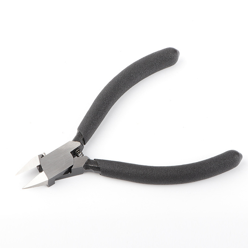 ノズルプライヤーメーカー卸売 DIY プライヤー取り付けツール黒プラスチックハンドル小さなプライヤー偏心尖ったジュエリープライヤー|undefined