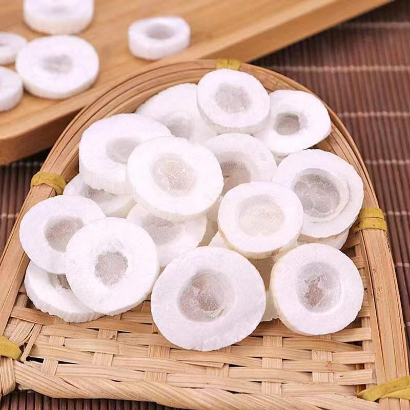 Tong Cao Rice Paper Pith Dried Herbal Slices 50g Jar for Decoction and Soup overview