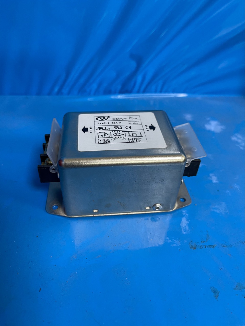 单相双级端子台电源滤波器CW4L2-20A-R