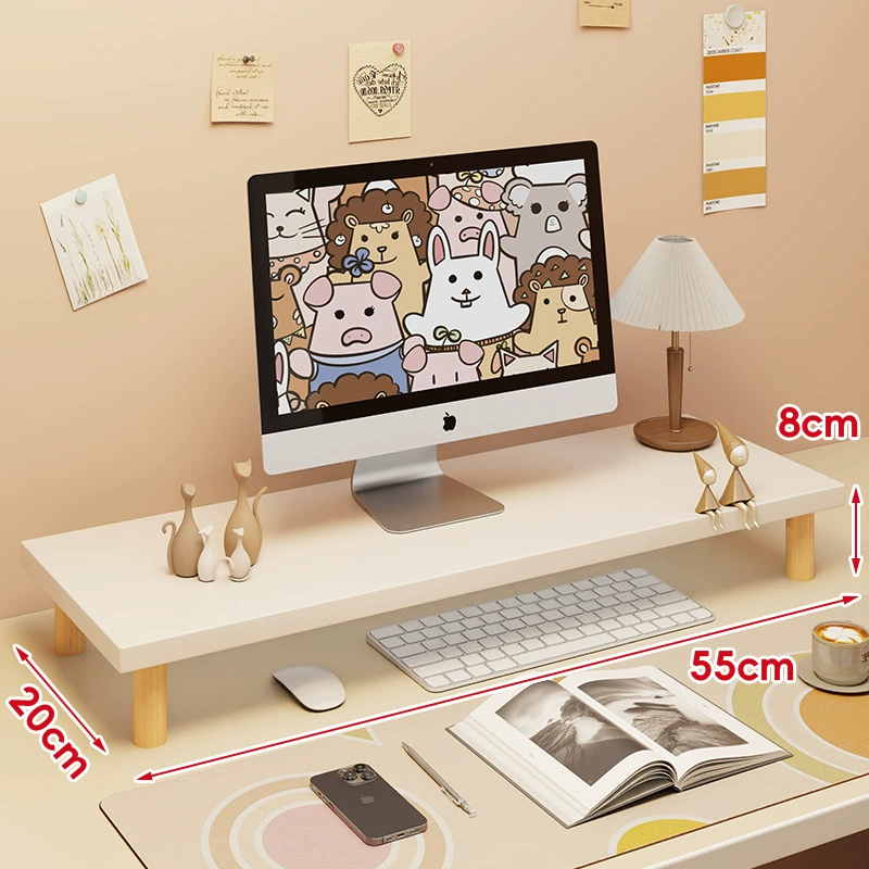 Monitor elevated stand desktop display pad base desktop computer display screen base raising bracket