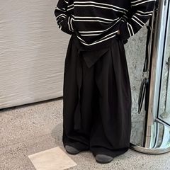 泰如2025秋季新款儿童时尚休闲百搭西装裤男童宽松垂感直筒裤长裤