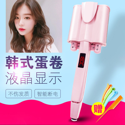 liquid crystal Chicken rolls Hair stick 26MM wool Lazy man Perm household Big wave Ironing board 32MM Omelet bar