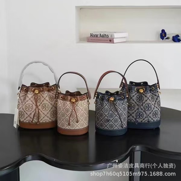 Klassik Monogram Kanvas Bağlamalı Bucket Çanta - Universal