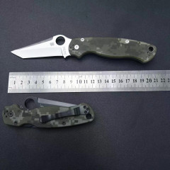 C81角頭クロスボーダー新型人気折りたたみナイフアウトドアナイフ荒野サバイバルナイフフルーツナイフG10ハンドル
