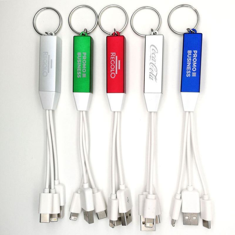 発光ロゴ一引き三オールインワンキーホルダー携帯電話ストラップusb充電ケーブル印刷ロゴ|undefined