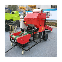 全自动青贮饲料打捆机 玉米秸秆打捆包膜一体机 甘蔗尾叶青贮机