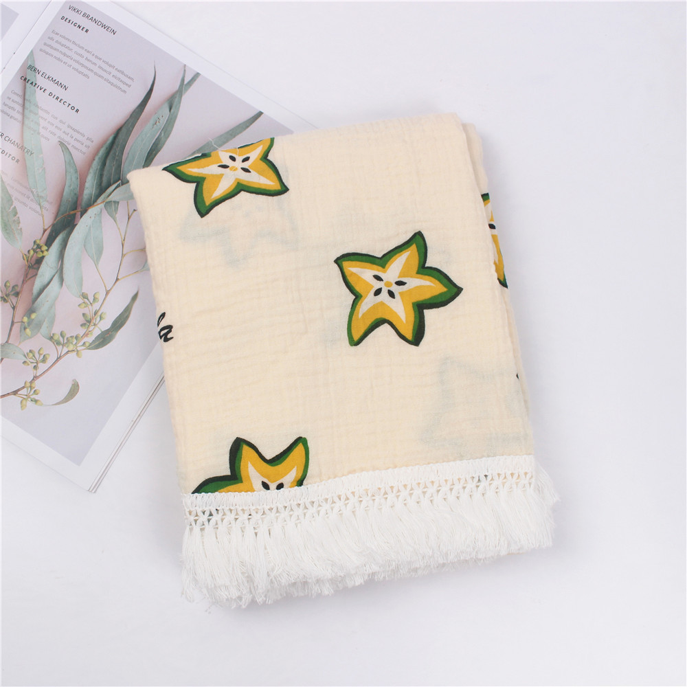 Casual Flower Printing Tassel Baby Accessories display picture 13