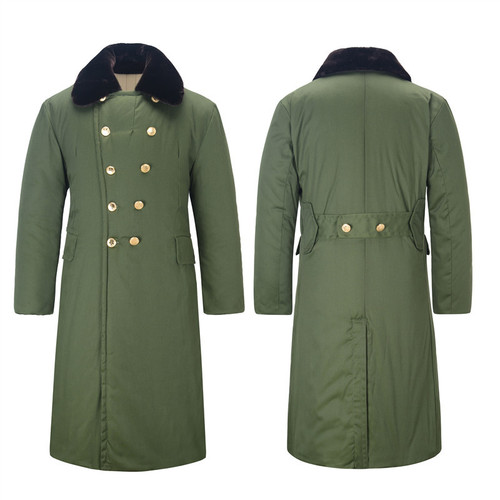 Winter Long-Sleeve Cotton Coat for Men, Security Guard Coat, Cold Storage Special Workwear, Universal Cold-Proof Military Jacket, Factory Use