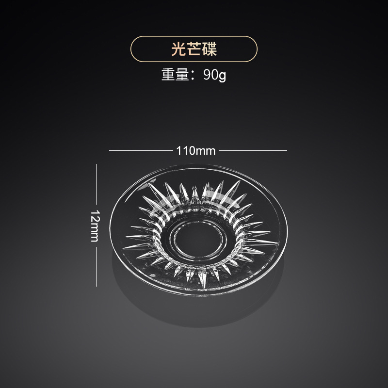 Creativa taza de café turco, plato, taza de té caliente, taza de calabaza de vidrio de estilo europeo, taza de té negro pequeño, taza pública